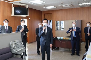 船橋利実 参院選道選挙区候補予定者 ご挨拶訪問 同行