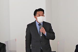 帯広市長選 村田支部長